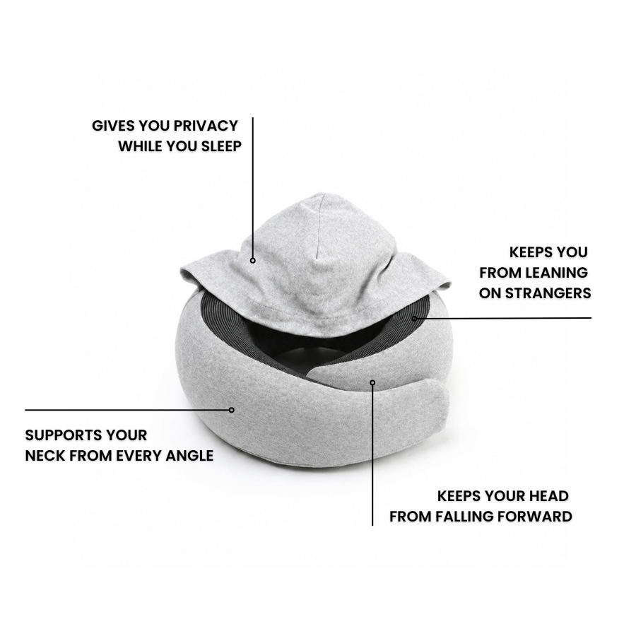 Norique Sora Hooded Travel Pillow