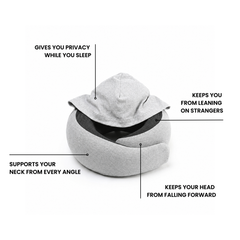 Norique Sora Hooded Travel Pillow