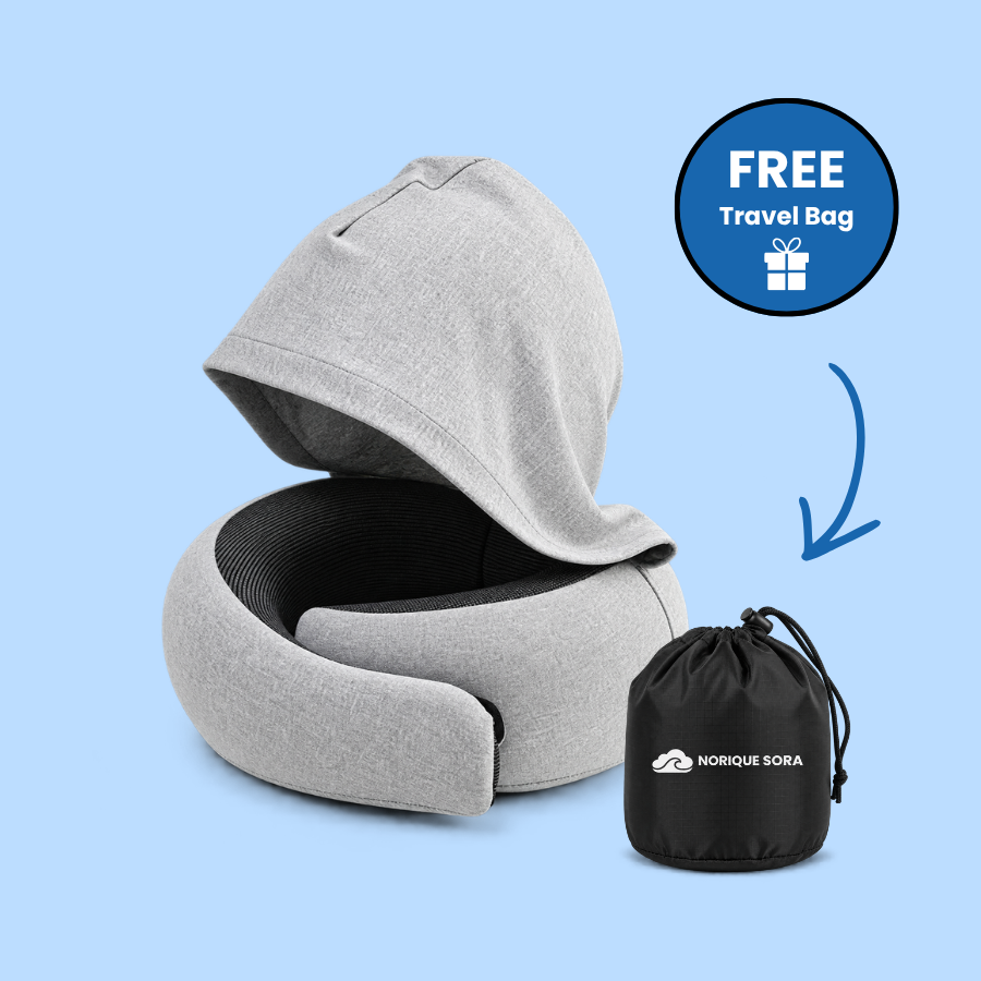 Norique Sora Hooded Travel Pillow