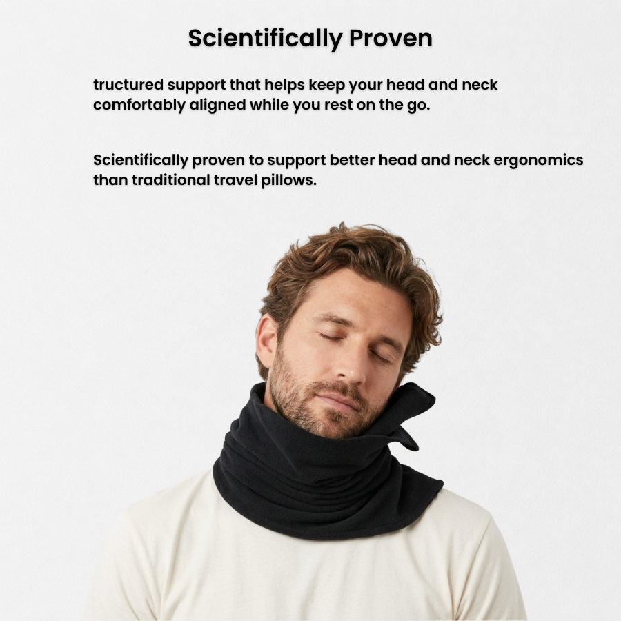 Norique Sora Scientifically Proven Neck Support Travel Pillow